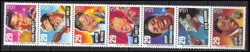 2724-2730 29c Music Fine MNH Plt/6 LL S111111 PltL14749