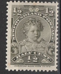 Newfoundland #78 , Mint hinged  VF  (1358)