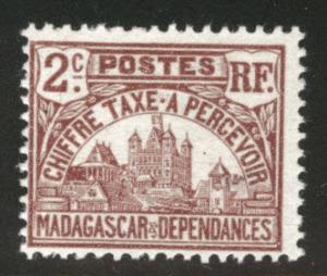 Madagascar Malagasy Scott J8 MH* Postage due similar centeri