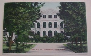 NIGERIA  SOUTH LAGOS 1908 on GOVERNMENT HOUSE PICTURE CARD