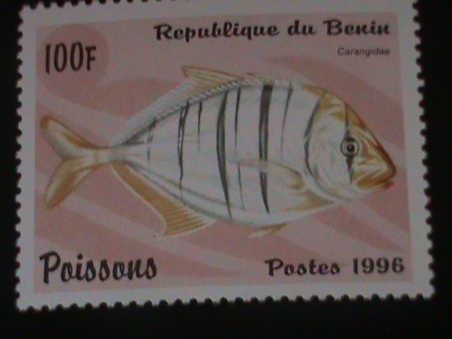 ​BENIN-1996-COLORFUL-BEAUTIFUL-LOVELY FISHES-MNH -VF-LAST ONE-HARD TO FIND