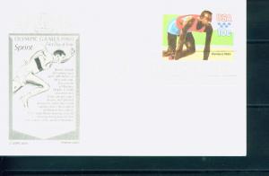 US Sc# UX80 FDC Olympic Sprint Runner Sports Aristocrat