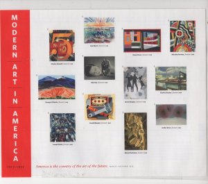 Scott 4748 - Modern Art In America. Sheet of 12. Forever.  MNH.     #02 4748sh12