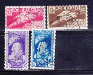 Italy 345-348 Set U Various (A)