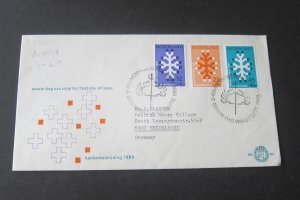 Netherlands 1969 Sc B44-51 FDC