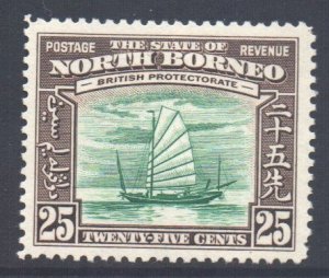 North Borneo Scott 203 - SG313, 1939 Pictorial 25c MH*