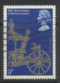 GB SG 1059 SC# 885 Used  Coronation Anniversary  nice centering see details