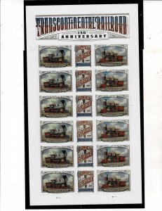 Transcontinental Railroad 150th Anniversary Forever US Postage Sheet #5378-80