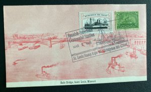 1998 Bridgeton MO USA Hand Painted Cover Spanish American War Centenary B