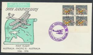 1976 Australian Air mail Society Flown Cover AAMC 1800a SPECIAL - please read...