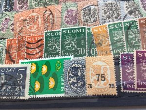 Finland vintage mounted mint or used Stamps Ref 64921