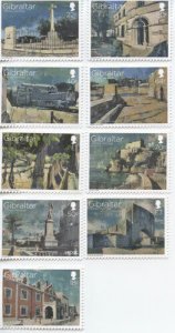 Gibraltar 2017 - Military history - Set of 9 - Scott #1623-31 - MNH