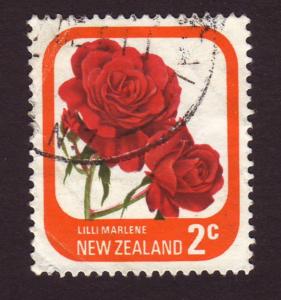 New Zealand 1975 SG#1087 2c Marlene Rose, Flowers, Flora USED.