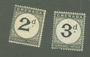 Grenada #J13-J14 Unused Single