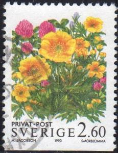 Sweden 2015 - Used - Buttercup (Flower) (1993) (cv $0.35) (1)