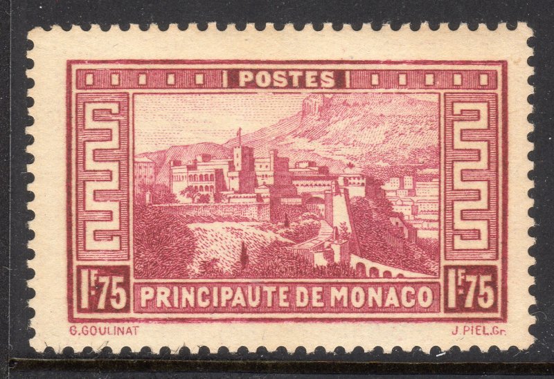 Monaco #123 Unused Hinged f608