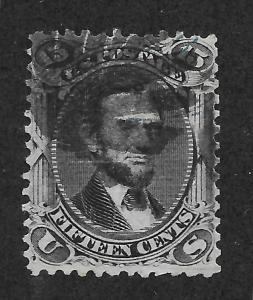 91 Used, 15c. Lincoln, scv: $600  Fancy Cancel