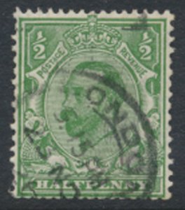 GB SG 334wi wmk inverted SC# ??? see detail Used Pale Green Die B  Downey Hea...