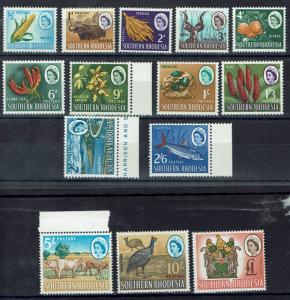 SOUTHERN RHODESIA 1964 QEII PICTORIAL SET MNH **