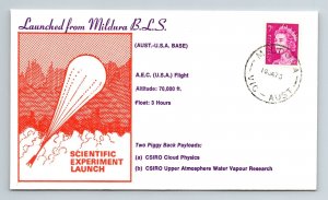 1973 Australia -Scientific Experiment- Csiro Cloud Physics & Water Vapor- F6074