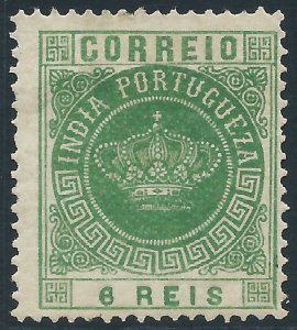 Portuguese India, Sc #164, 6r MNG