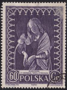 Poland 747 Madonna 60GR 1956