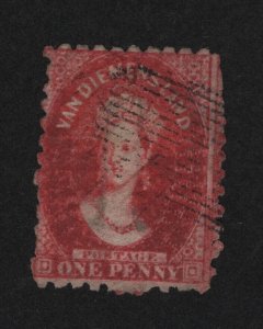 Tasmania Scott # 23 F-VF used neat cancel nice color  cv $ 65 ! see pic !