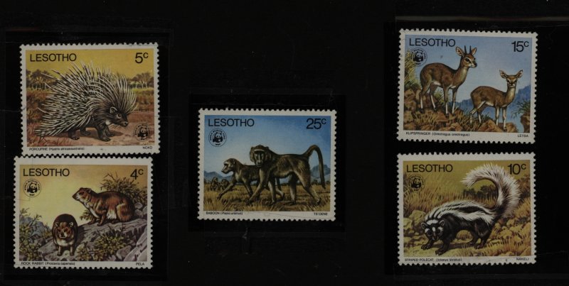 Lesotho #228-232  Single (Complete Set)