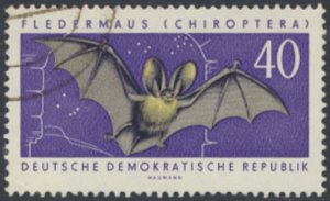 German Democratic Republic  SC# 594  CTO  Bat  see details & scans