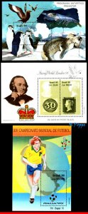 BRAZIL 1990 ALL STAMPS ISSUED, FULL YEAR, SCOTT VALUE $ 37.80, 54V, ALL MNH