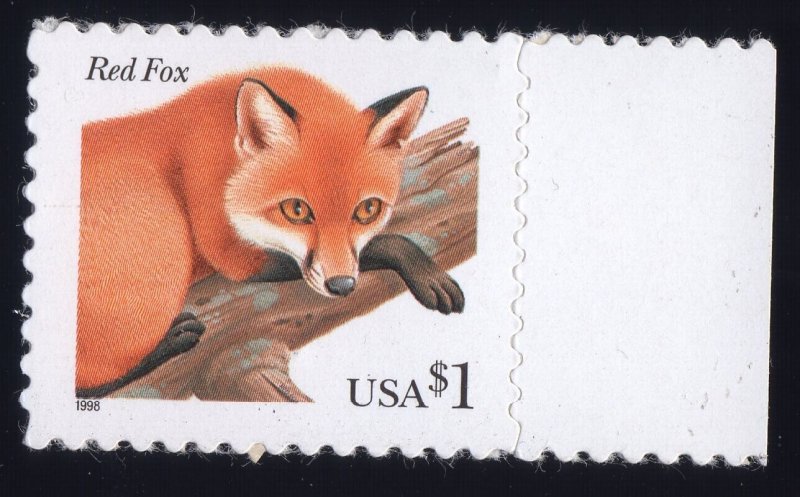 Scott #3036 Red Fox Single Stamp - MNH w/Selvage