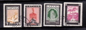 Latvia        CB14 - 17    used       complete set         CV $80.00