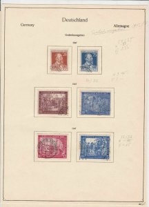 germany allied occupation stamps page 1947/48  ref 18742