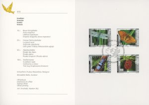 Switzerland 1126-9 PTT Presentation Booklet FDC cancel (002743 377)