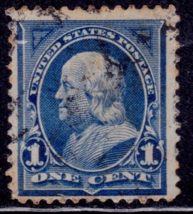 United States, 1895, Benjamin Franklin, 1c, sc#264, used**