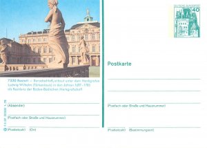 E0057 Germany unused postal stationery postcard 40 Pfennig Rastatt