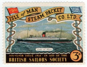 (I.B) Cinderella Collection : Isle of Man Steam Packet 3d (Lady of Mann)