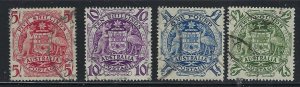 Australia 218-21 Used 1949-50 set (fe8226)