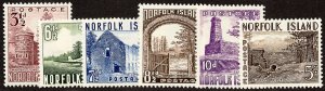 Norfolk Island Stamps # 13-18 MH VF Scott Value $47.60