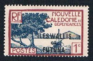 Wallis and Futuna 43 MLH New Caledonia overprint (BP1041)