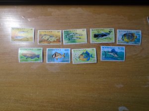 St Vincent  #  410-11/413-14/417-18/421-23a  MNH