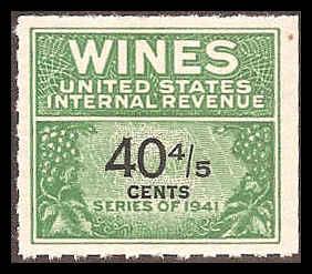 RE190 Mint VF no gum as issued Wine