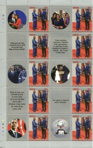 Kenya Famous People Stamps 2017 MNH President Barack Obama State Visit 20v M/S 