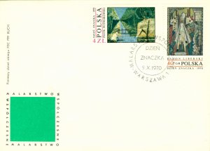 POLAND  1763-70 ON 4  FIRST DAY COVERS  BIN $6.00