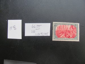 Germany 1900 LIGHT HINGED Signed Lantelme MI. 66III SC 65A VF/XF 480 EUROS (118)