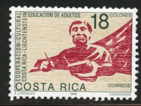 Costa Rica Scott 401 used stamp from 1988