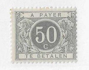 Belgium Sc #J16  50c  postage due  OG  FVF