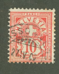 Switzerland #79 Used Single