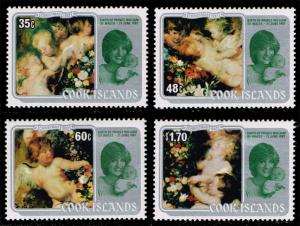 Cook Islands #687-690 Christmas Set of 4; Unused