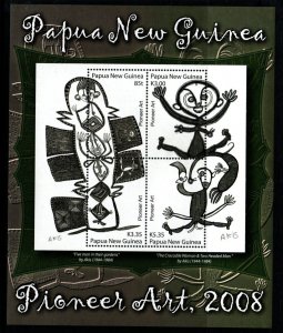 PAPUA NEW GUINEA SGMS1253 2008 PIONEER ART MNH